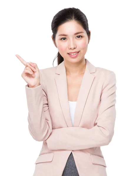 Young asian businesswoman in business suit — Stock Photo, Image