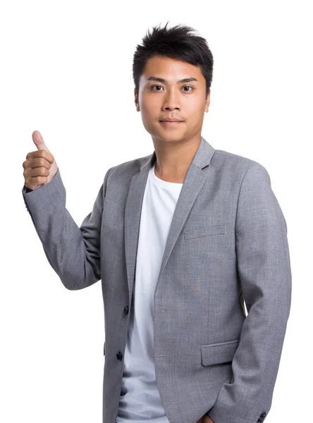 Junge asiatische Geschäftsmann in Business-Anzug — Stockfoto