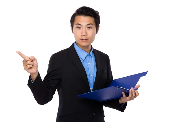 Asian handsome businessman in business suit — Stock Photo, Image