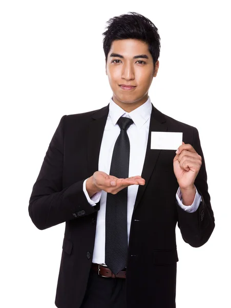 Asian handsome businessman in business suit — Stock Photo, Image