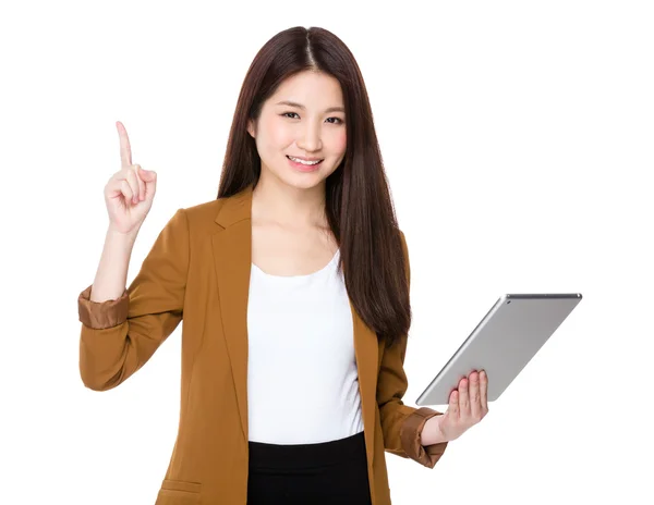 Young asian businesswoman in business suit — Stock Photo, Image