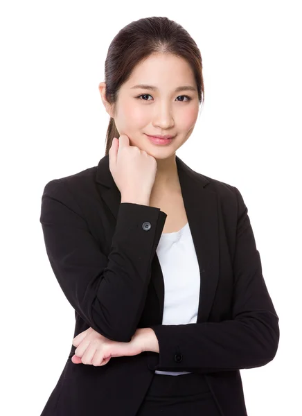 Young asian businesswoman in business suit — Stock Photo, Image