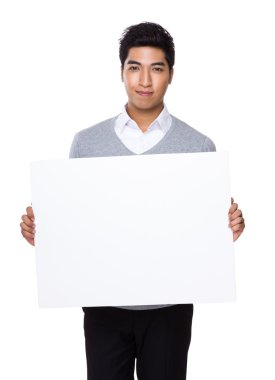 Gri süveterli Asya yakışıklı işadamı