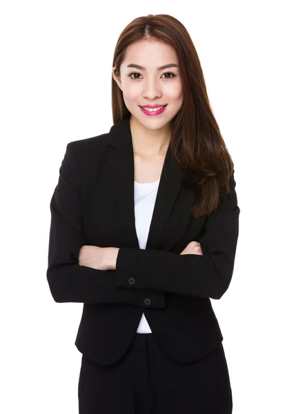 Junge asiatische Geschäftsfrau in Business-Anzug — Stockfoto