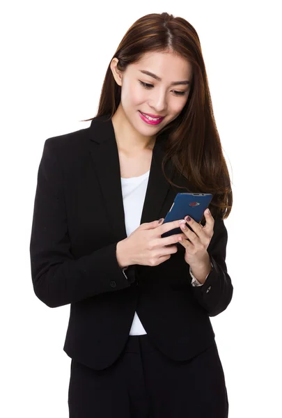 Young asian businesswoman in business suit — Stock Photo, Image