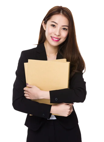 Young asian businesswoman in business suit — Stock Photo, Image