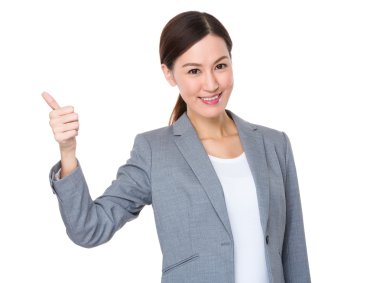 iş takım elbiseli genç Asyalı işkadını