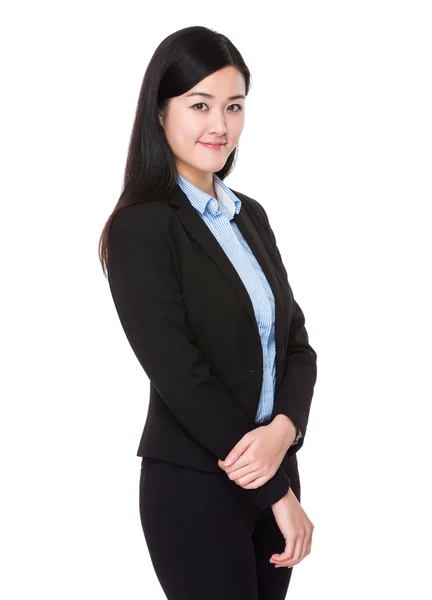 Jeune femme d'affaires asiatique en costume d'affaires — Photo