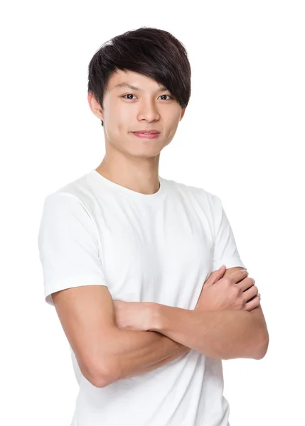 아시아 남자 포즈 — 스톡 사진