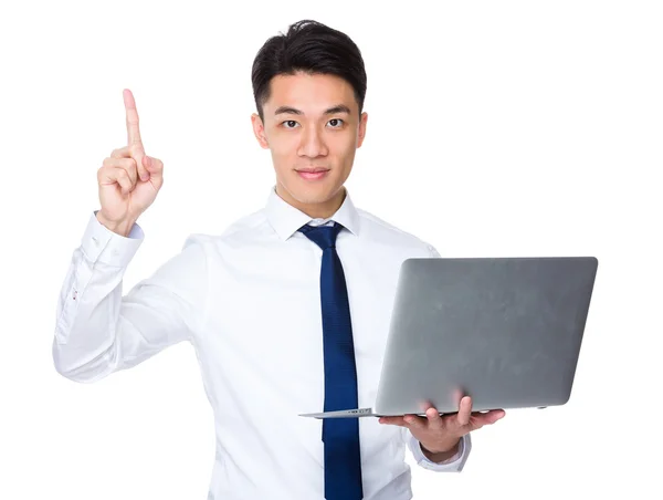 Joven asiático hombre de negocios en blanco camisa —  Fotos de Stock