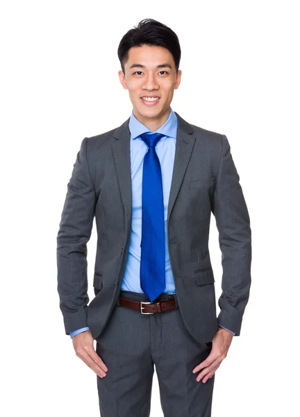 Young asian businessman in business suit — Stock Photo, Image