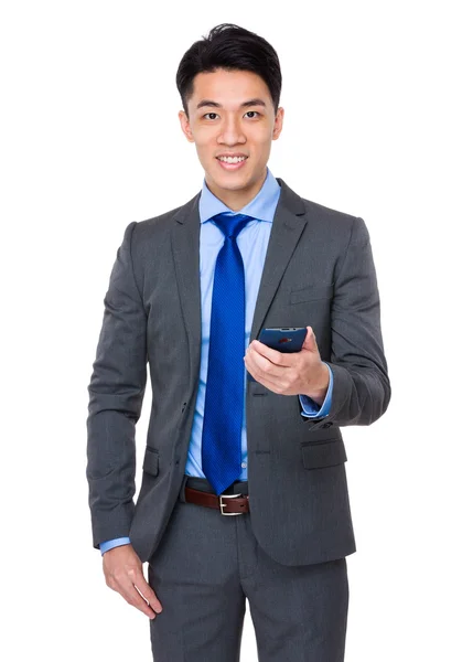 Young asian businessman in business suit — Stock Photo, Image