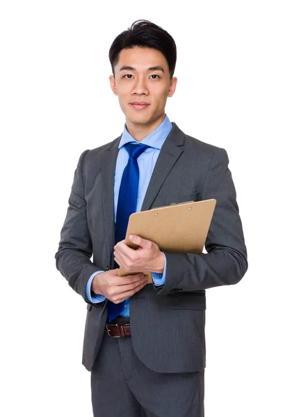 Young asian businessman in business suit — Stock Photo, Image