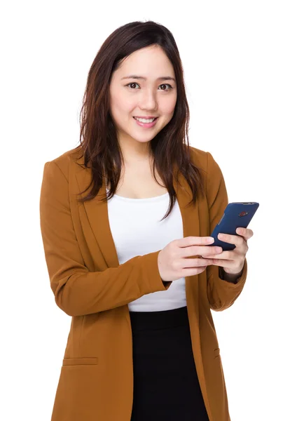 Young asian businesswoman in business suit — Stock Photo, Image