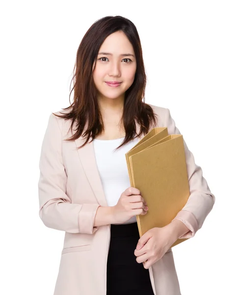 Young asian businesswoman in business suit — Stock Photo, Image