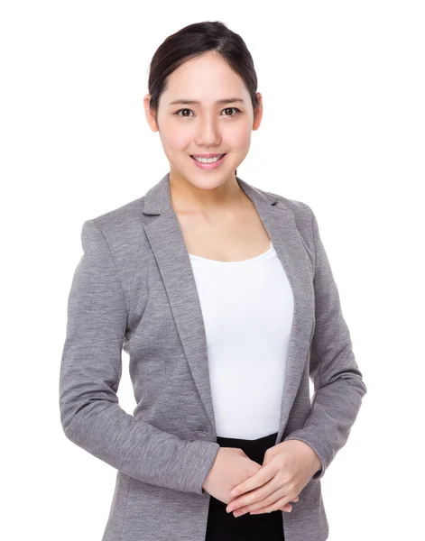 Joven asiática mujer de negocios traje —  Fotos de Stock