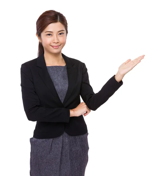 Asian young businesswoman in business suit — Stock Photo, Image