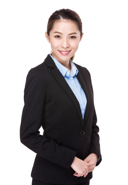 Üzleti öltöny-ázsiai fiatal üzletasszony — Stock Fotó