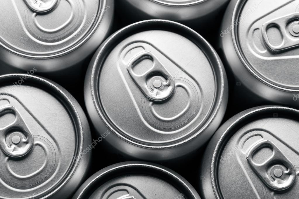 Much of drinking cans of beer — Stock Photo © leungchopan 78060036