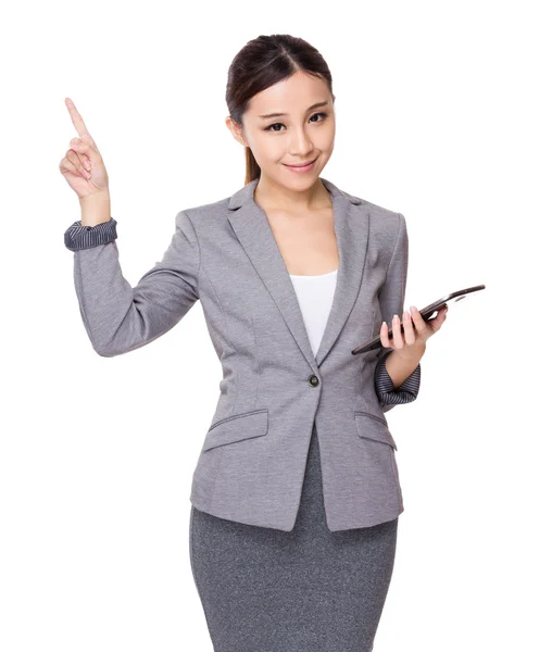 Asian young businesswoman in business suit — Stock Photo, Image