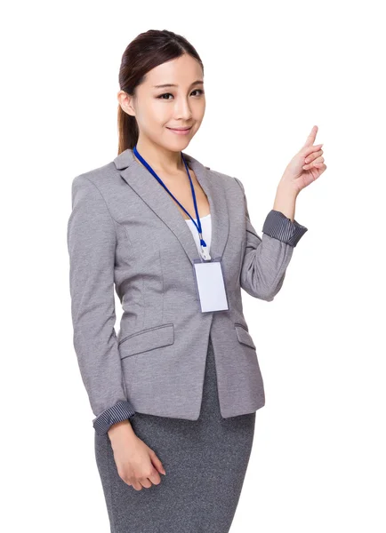 Asian young businesswoman in business suit — Stock Photo, Image