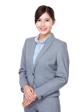 iş takım elbiseli genç Asyalı işkadını