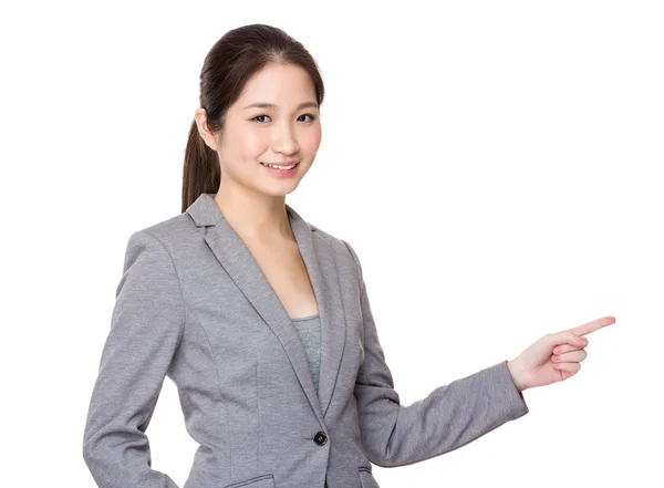 Joven asiática mujer de negocios traje — Foto de Stock