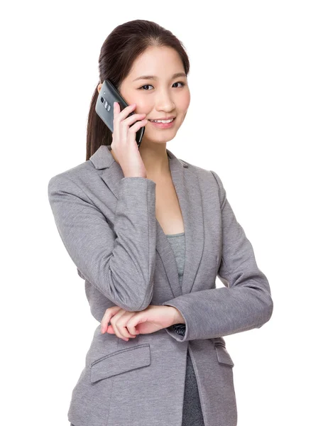 Young asian businesswoman in business suit — Stock Photo, Image