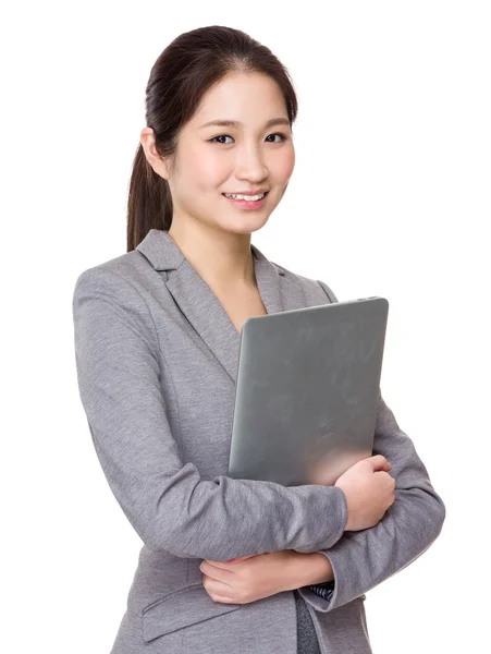 Young asian businesswoman in business suit — Stock Photo, Image