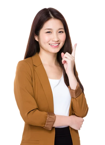 Young asian businesswoman in business suit — Stock Photo, Image