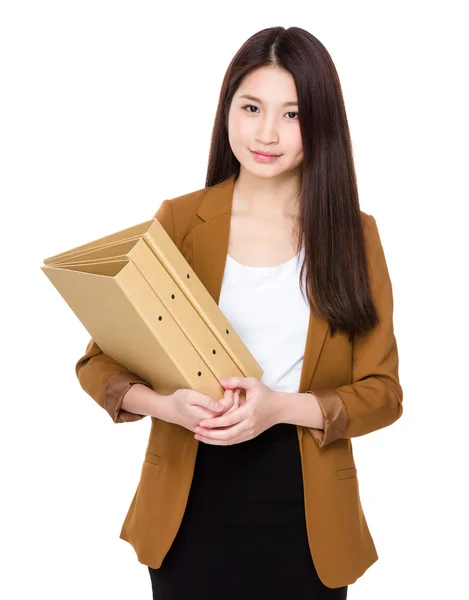Joven asiática mujer de negocios traje — Foto de Stock
