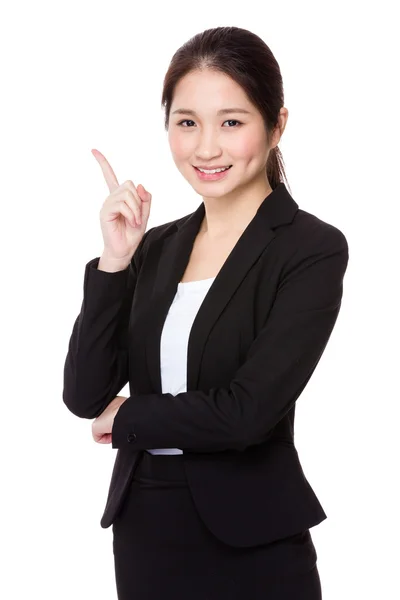 Joven asiática mujer de negocios traje — Foto de Stock