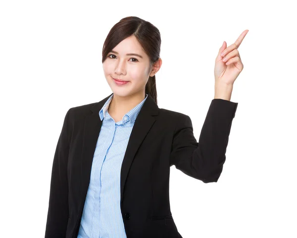 Young asian businesswoman in business suit — Stock Photo, Image