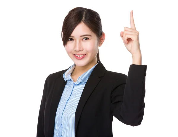 Joven asiática mujer de negocios traje — Foto de Stock