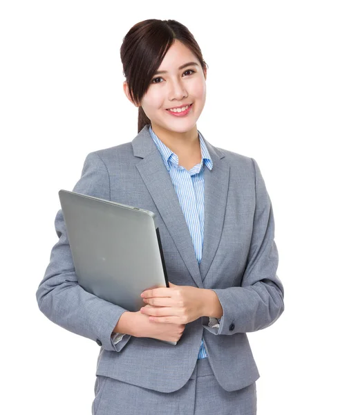 Young asian businesswoman in business suit — Stock Photo, Image