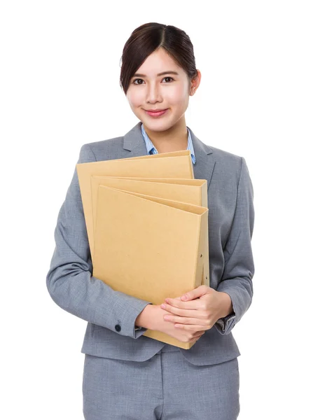 Young asian businesswoman in business suit — Stock Photo, Image