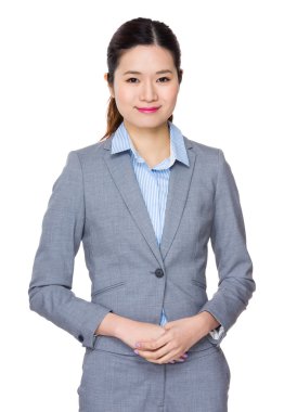 İş takım elbiseli genç Asyalı buisnesswoman