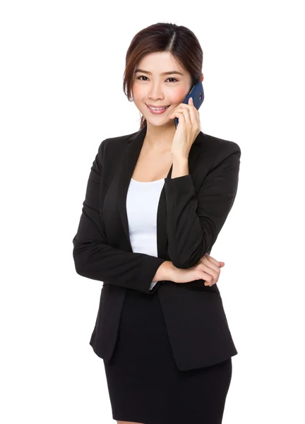 Young asian buisnesswoman in business suit — Stock Photo, Image