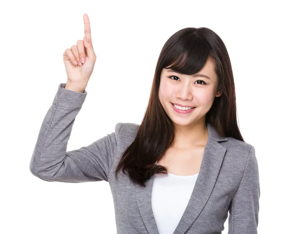 Junge asiatische Businessfrau in Business-Anzug — Stockfoto