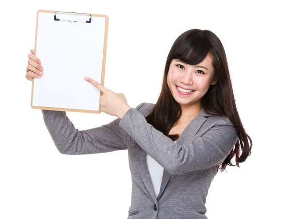 Giovane asiatica buisnesswoman in abito da lavoro — Foto Stock