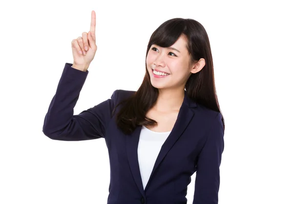 Young asian buisnesswoman in business suit — Stock Photo, Image