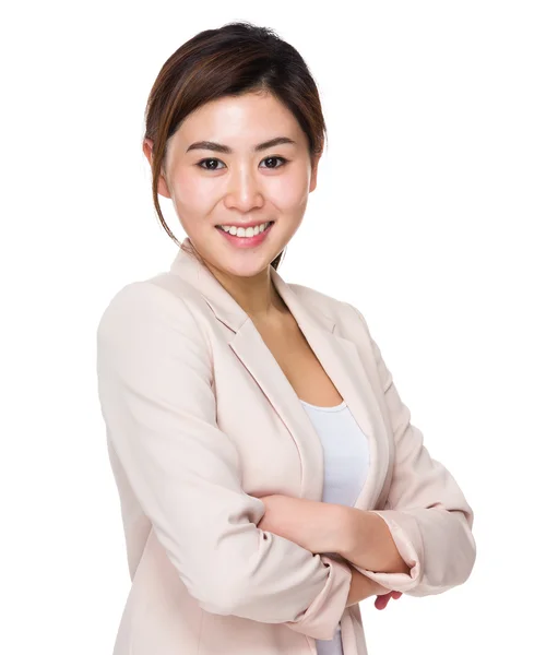 Fiatal ázsiai buisnesswoman üzleti öltöny — Stock Fotó