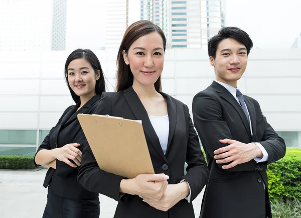 Asiático negocios personas en traje de negocios —  Fotos de Stock