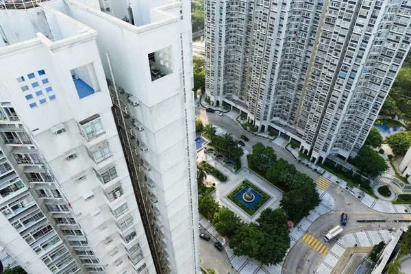 High rise buildings from top — Stock Photo, Image