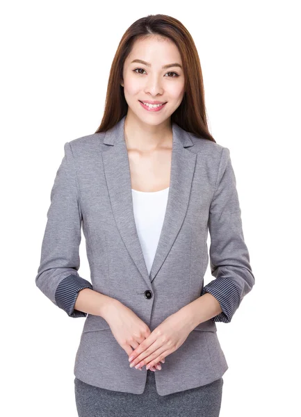 Young asian businesswoman in business suit — Stock Photo, Image