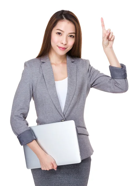 Junge asiatische Geschäftsfrau in Business-Anzug — Stockfoto