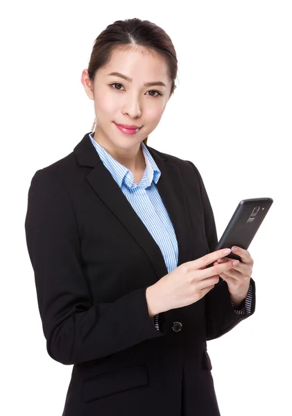 Young asian businesswoman in business suit — Stock Photo, Image