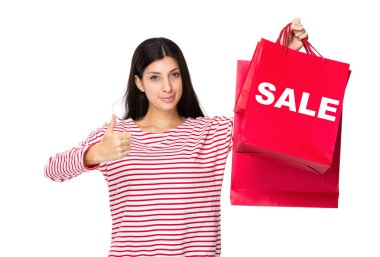 Yukarı hareket ile Asyalı kadın