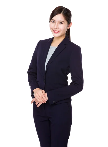 Asiatische junge Geschäftsfrau in Business-Anzug — Stockfoto