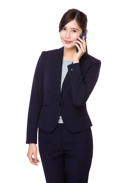 Asian young businesswoman in business suit — Stock Photo, Image